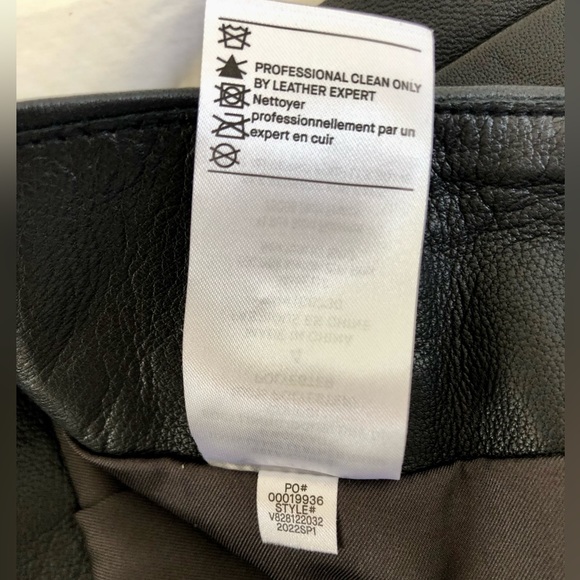 NWT Vince Women’s 100% Lamb Leather High Rise Shorts Size 4 - Picture 8 of 13